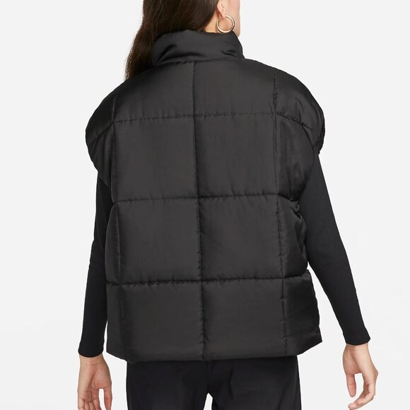 NWT New Nike Sportswear Classic Puffer Womens Therma-FIT Vest Large Loose Gilet - Picture 2 of 8